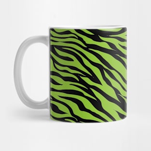 Tiger Print Green Mug